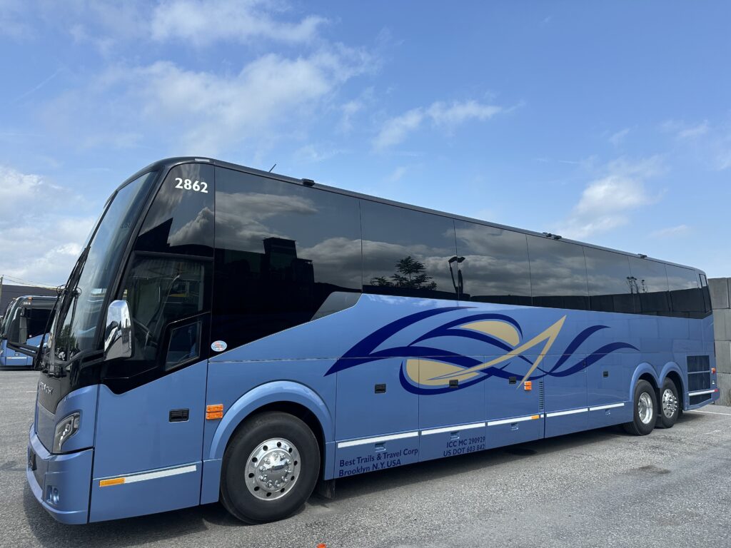 56 passenger charter bus